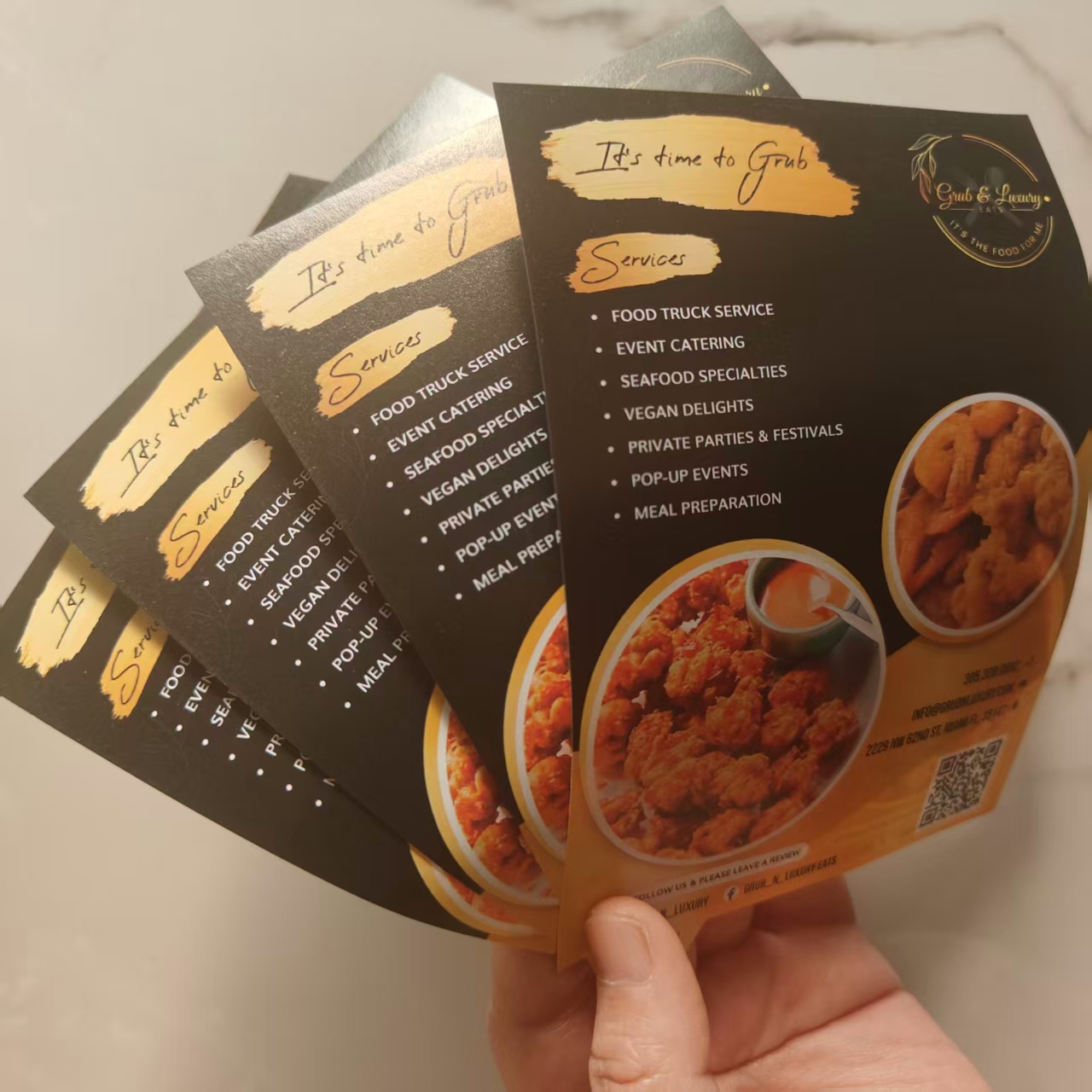 Commercial Flyer Printing - 500pcs Customized commercial advertising flyer A5