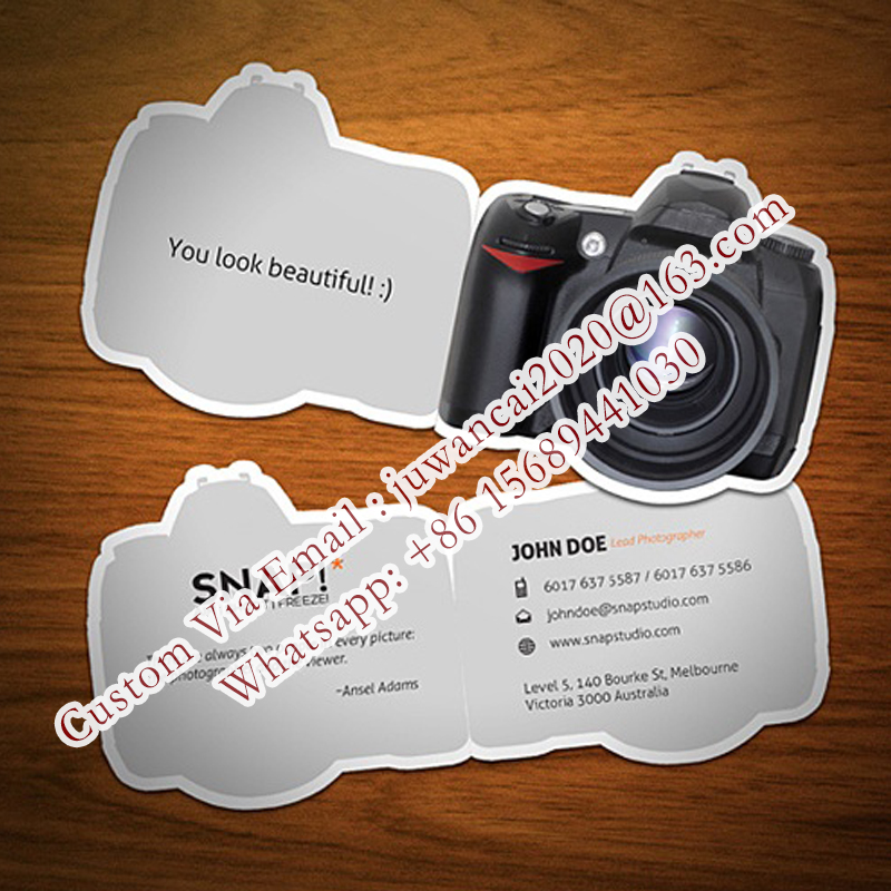 Commercial Flyer Printing - Custom Folded Business Card Design and