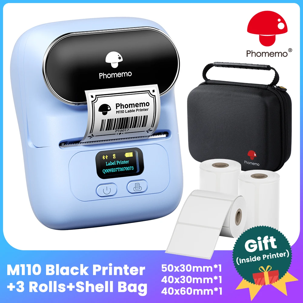 M110 Label Printer Mini Printe - огляд і ціна Commercial Shirt Printing Machine