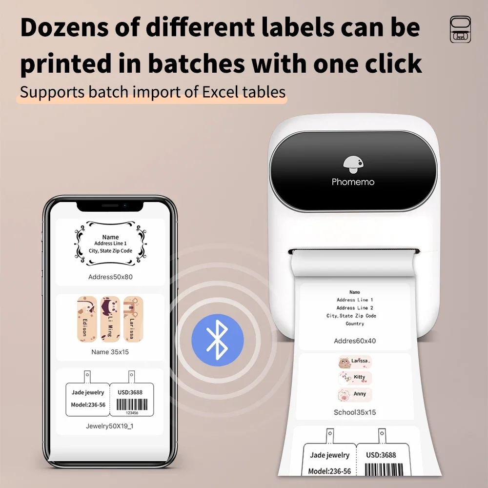 M110 Label Printer Mini Printe - огляд і ціна Commercial Shirt Printing Machine