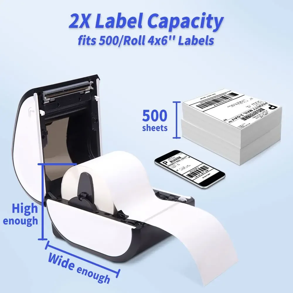 Wireless Bluethooth Shipping P - огляд і ціна Commercial Label Printing Machine