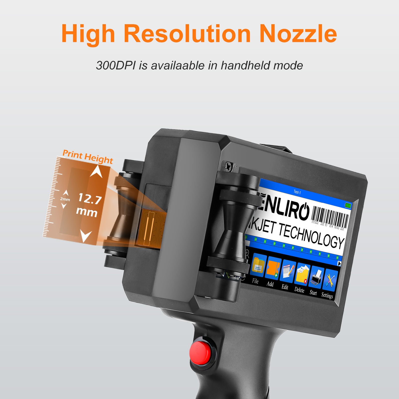 CENLIRO 12.7/25.4mm Handheld I - огляд і ціна Commercial Book Printing Machines