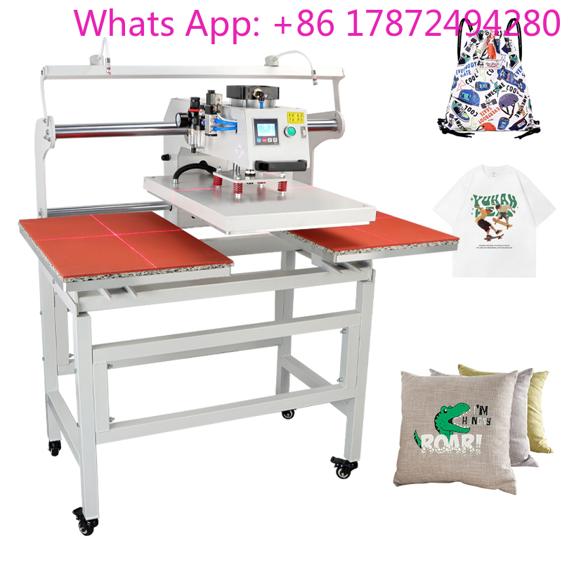 Dual Electric Slide Hot Stampi - огляд і ціна Commercial Shirt Printing Machine