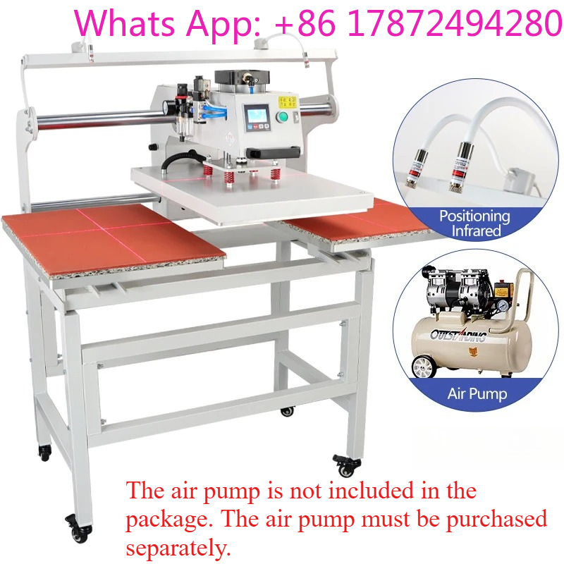 Dual Electric Slide Hot Stampi - огляд і ціна Commercial Shirt Printing Machine
