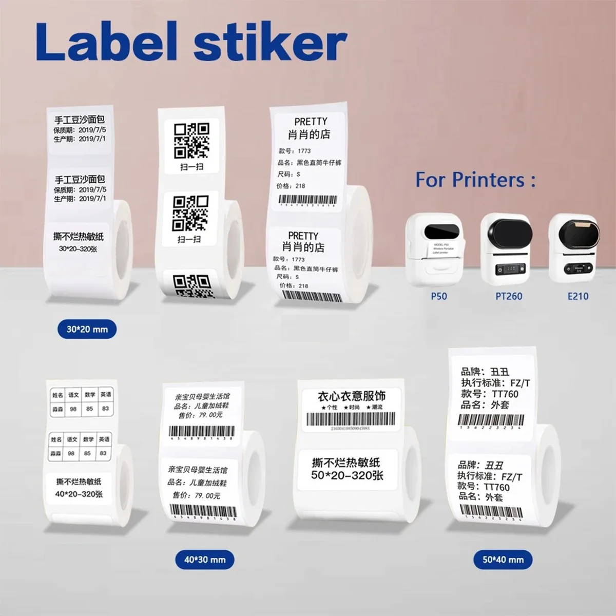 Thermal Sticker paper Thermal  - огляд і ціна Commercial Label Printing Machine
