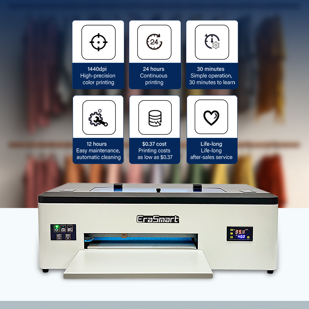 EraSmart 1390 Print Head Inkje - огляд і ціна Commercial Shirt Printing Machine