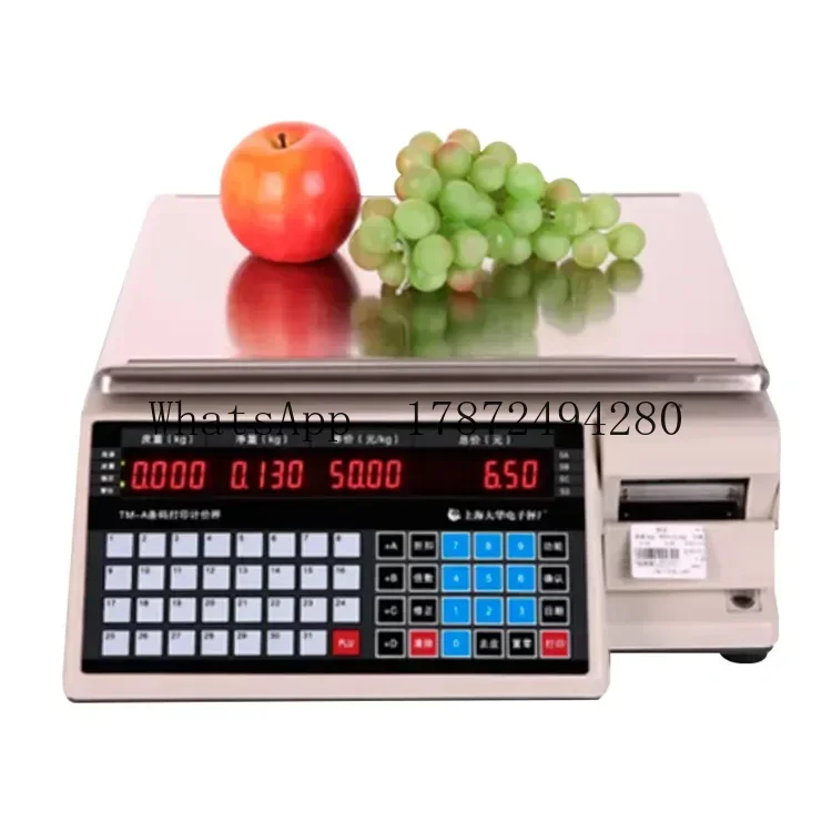 Commercial Weight Scale with B - огляд і ціна Commercial Label Printing Machine