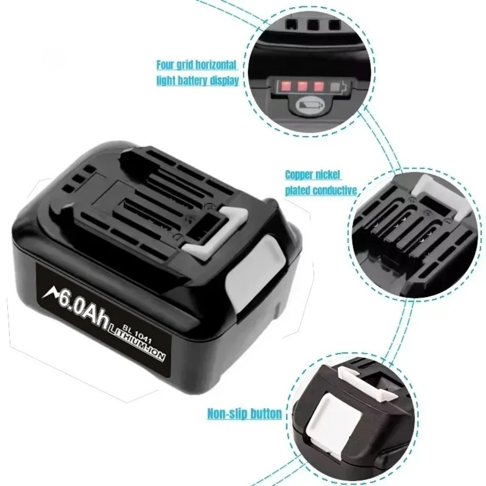 10.8V 12V Max 4.0Ah/6.0Ah Li-i - огляд і ціна Makita Drill Hp1640
