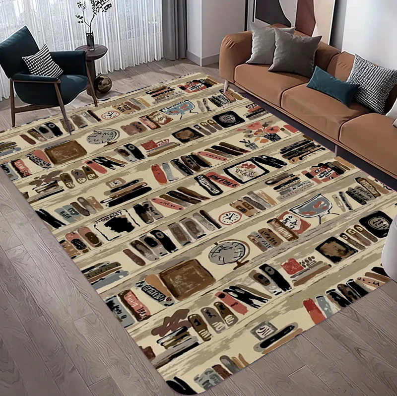 Vintage Book Print Area Rug, R - огляд і ціна Commercial Book Printing Machines