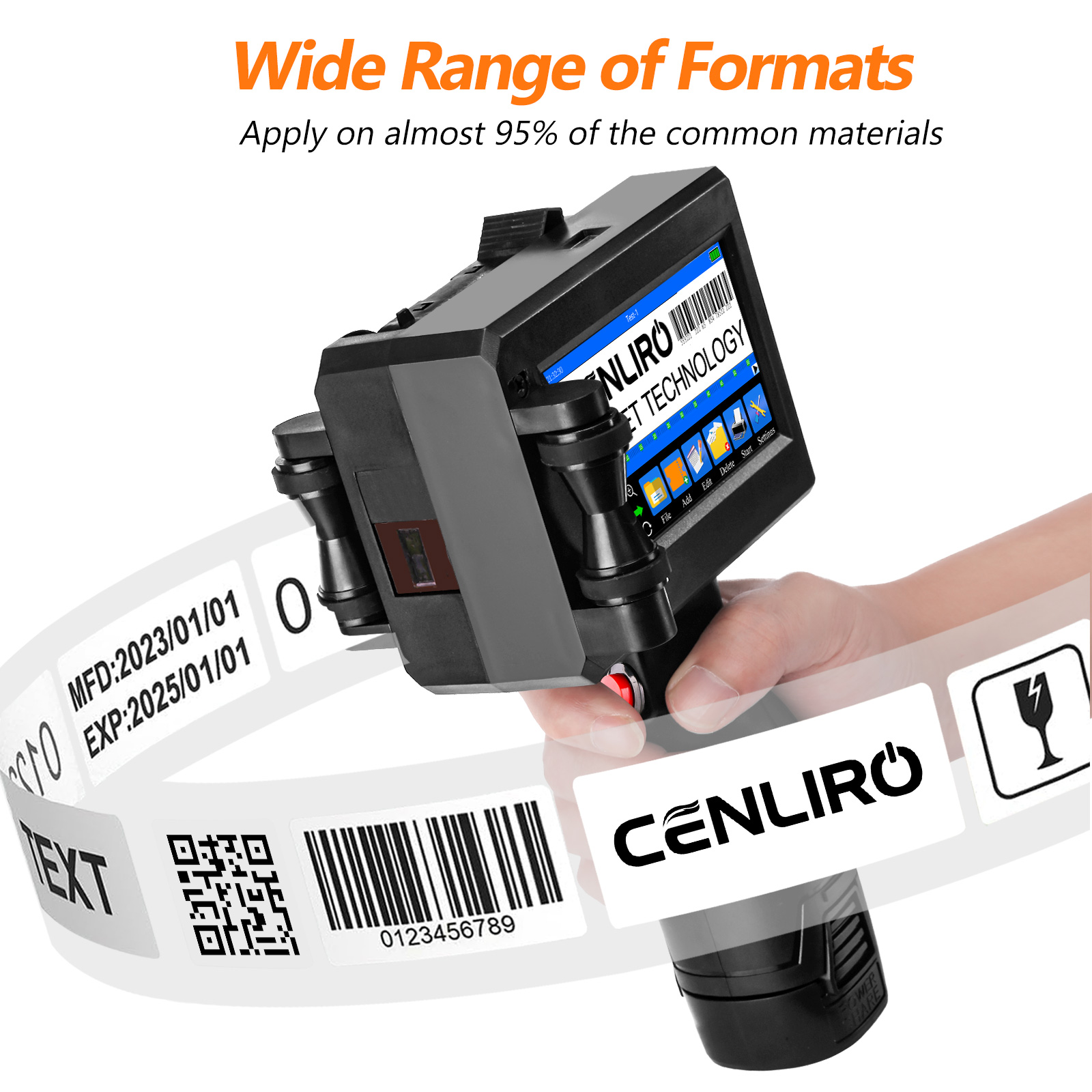 Cenliro CL20B 25.4mm TIJ Handh - огляд і ціна Commercial Book Printing Machines